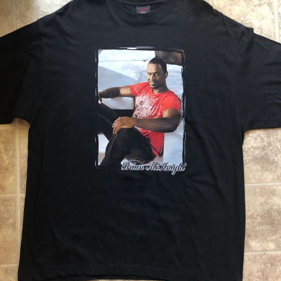 Tops - Vintage singer Brian McKnight T-shirt